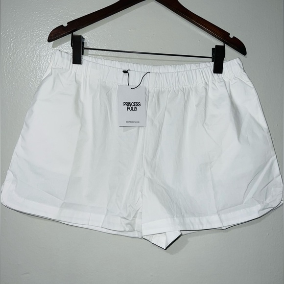 Princess Polly SUNKISS SHORTS WHITE - SIZE 12 - Picture 4 of 6